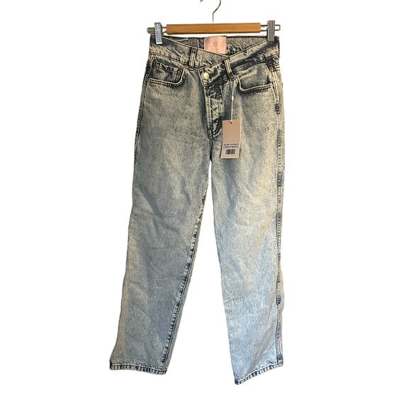 NEW w/Tags Revice Women's Jeans 90's Baby Joe's Wash Crossover Botton Fly sz 26 - Picture 3 of 10